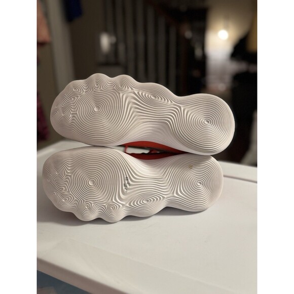 Size 8.5 Women’s Nike Shoe Hyperdunk 2017 Red White Low Top Sneaker - Picture 8 of 10